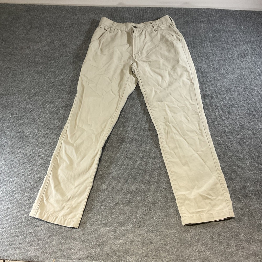 The North Face Womens Khaki Cotton Canvas Carpenter Utility Pants Size 6 Tan